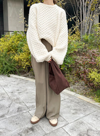 スクエアワンハンドルバッグ【by SON】