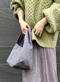 スクエアワンハンドルバッグ【by SON】