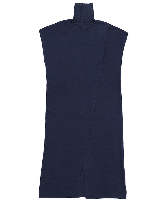 センタースリットタートルニットロングワンピース【by SON】【SALE】