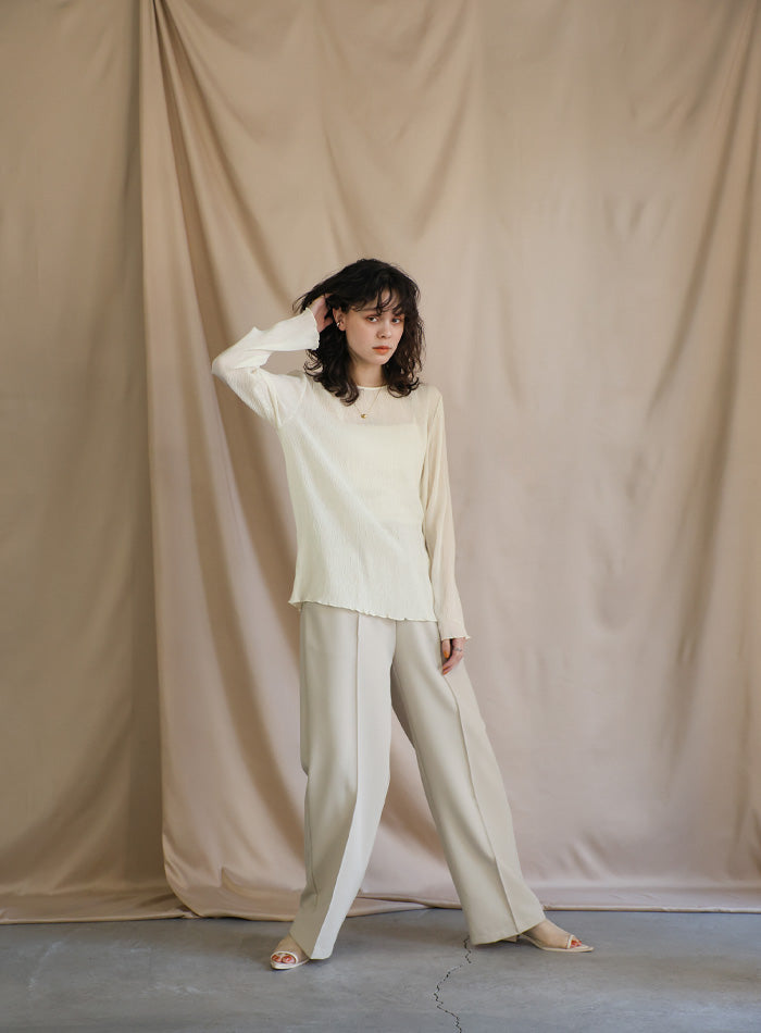 FUMIKA UCHIDA ダブルスリーブワンショルダーtee 新品未使用美品 fumika uchida ダブルスリーブ カットソー Tee