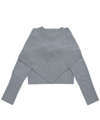 ニットスカーフセットカーディガン