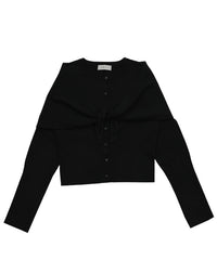 ニットスカーフセットカーディガン