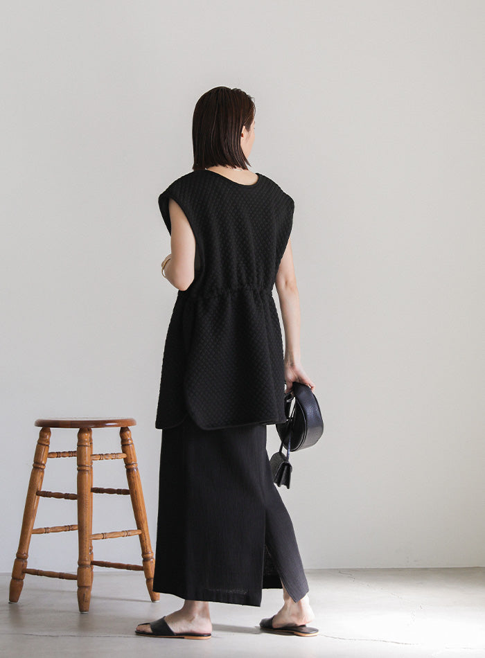 カットキルティングドロストベスト【SALE】