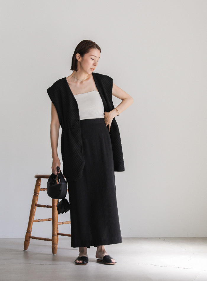 カットキルティングドロストベスト【SALE】