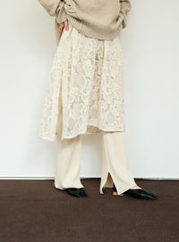 【Et】Lace Vest One-piece【SALE】
