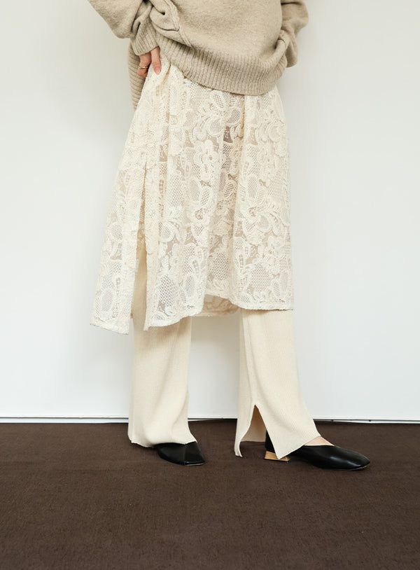 【Et】Lace Vest One-piece