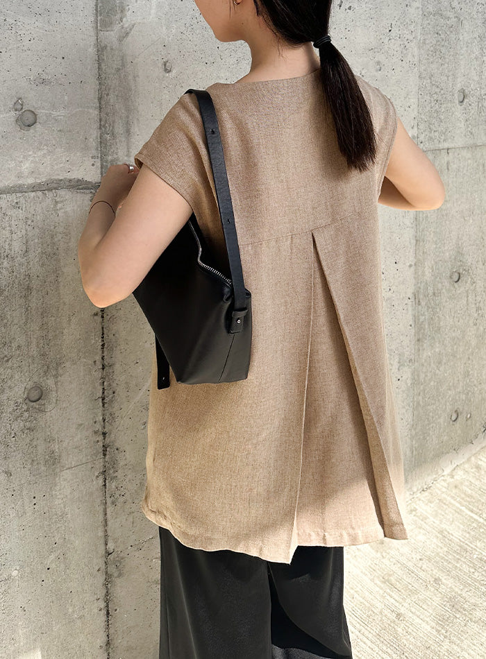 ノーカラーベスト【by SON】【SALE】
