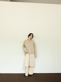 【Et】Lace Vest One-piece【SALE】
