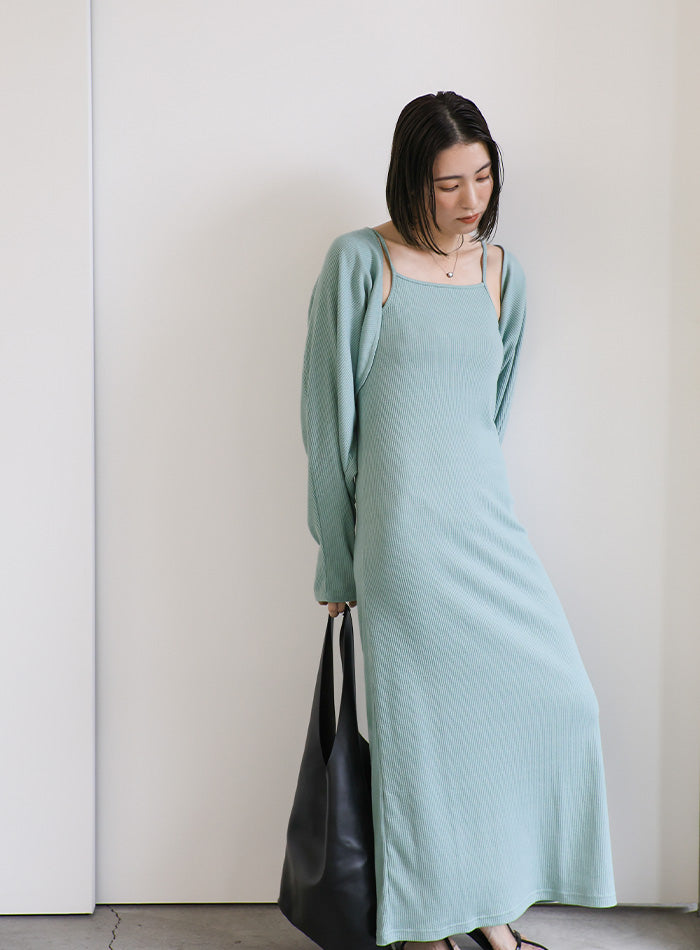 ボレロ＆キャミワンピースセットアップ【SALE】