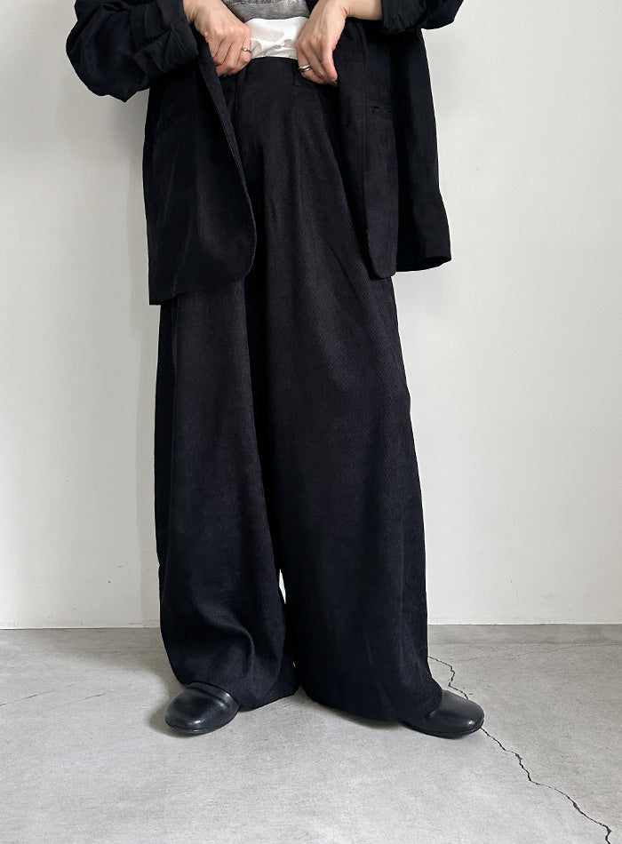 コーデュロイワイドストレートスラックス【by SON】 – SELECT MOCA