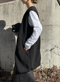 パイピングボアロングベスト