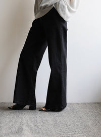 【Et】セミフレアデニムパンツ【SALE】