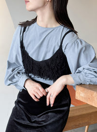 フリンジニットビスチェ【by SON】