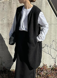 パイピングボアロングベスト