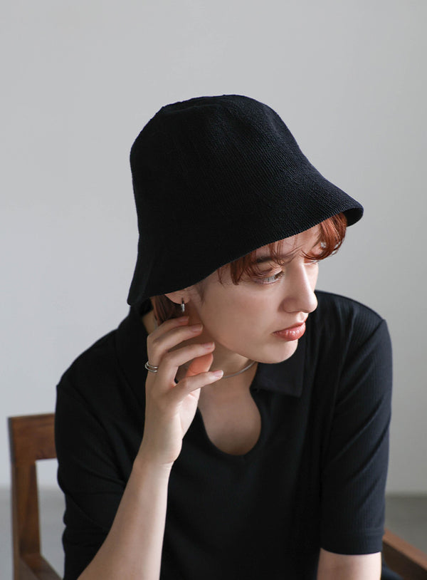 リネンタッチバケットハット【SALE】