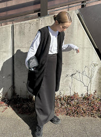 パイピングボアロングベスト