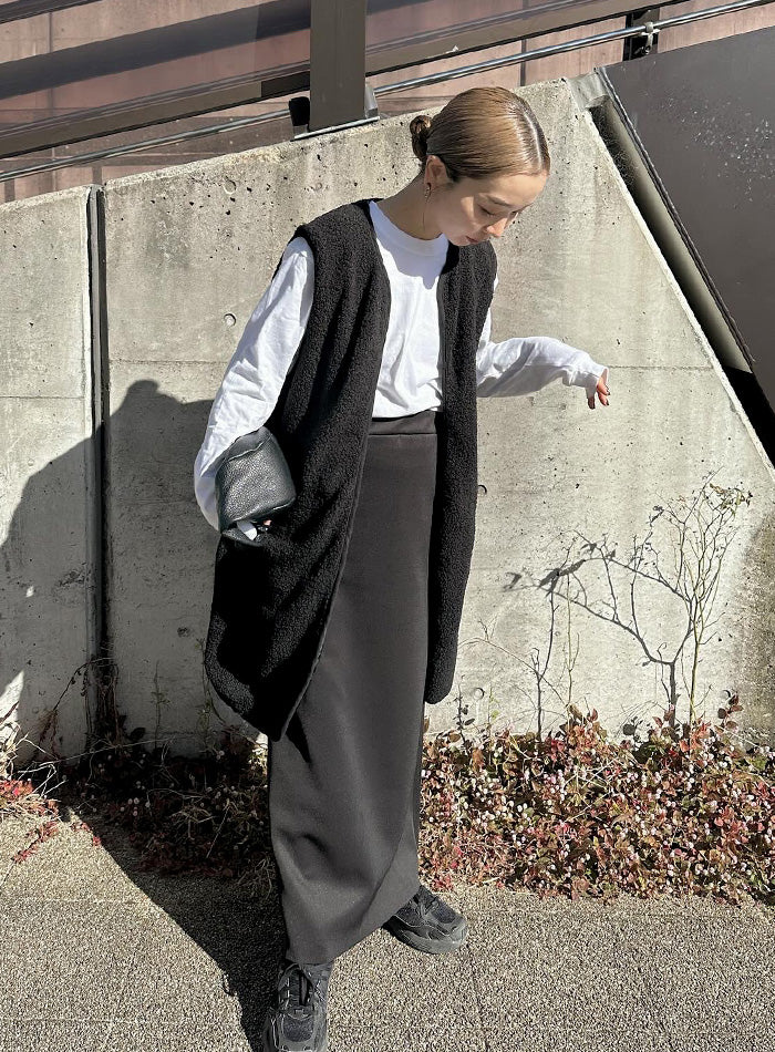 パイピングボアロングベスト