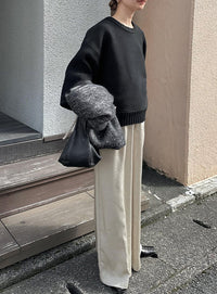 ボリュームフリンジヘリンボーンシャギーマフラー