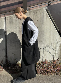 パイピングボアロングベスト