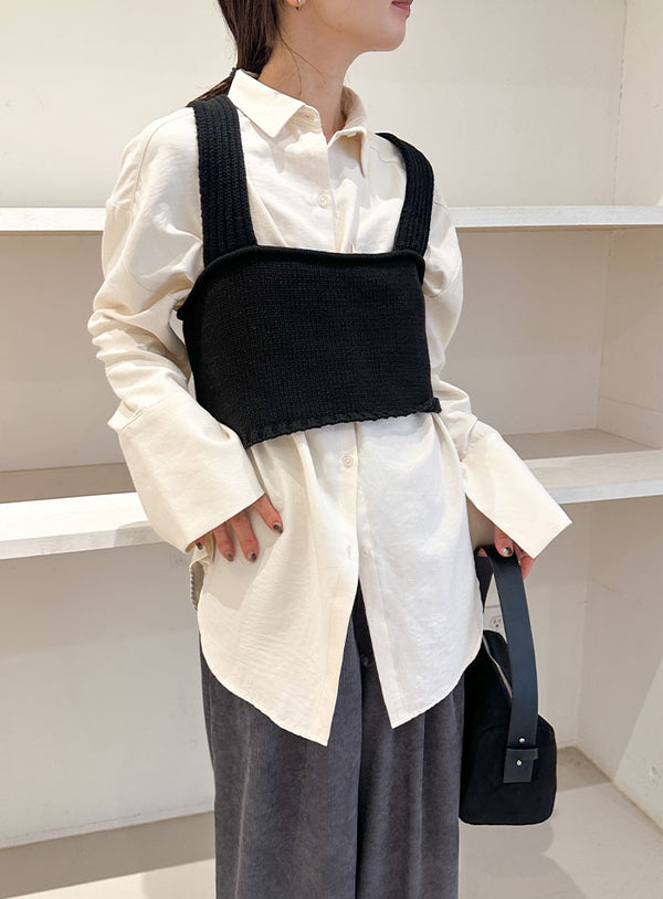 バックスリットリラックスビスチェ【by SON】