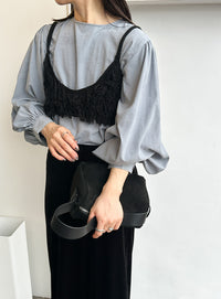 フリンジニットビスチェ【by SON】