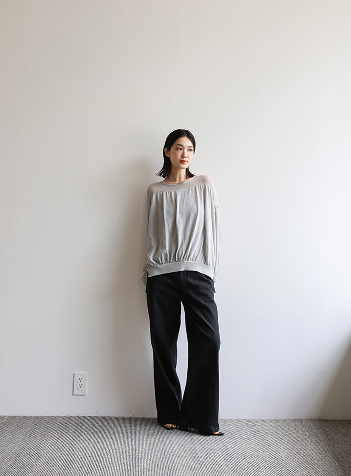 【Et】セミフレアデニムパンツ【SALE】
