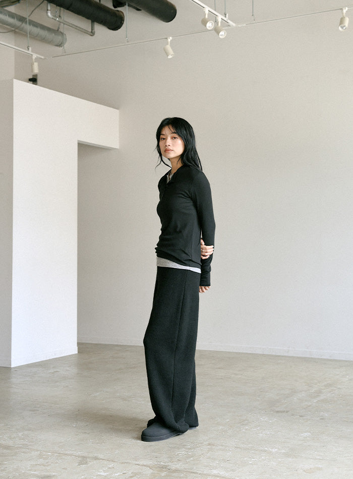 ヘンリーネックシアーロンT – SELECT MOCA