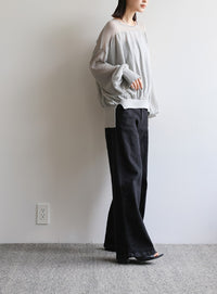 【Et】セミフレアデニムパンツ【SALE】