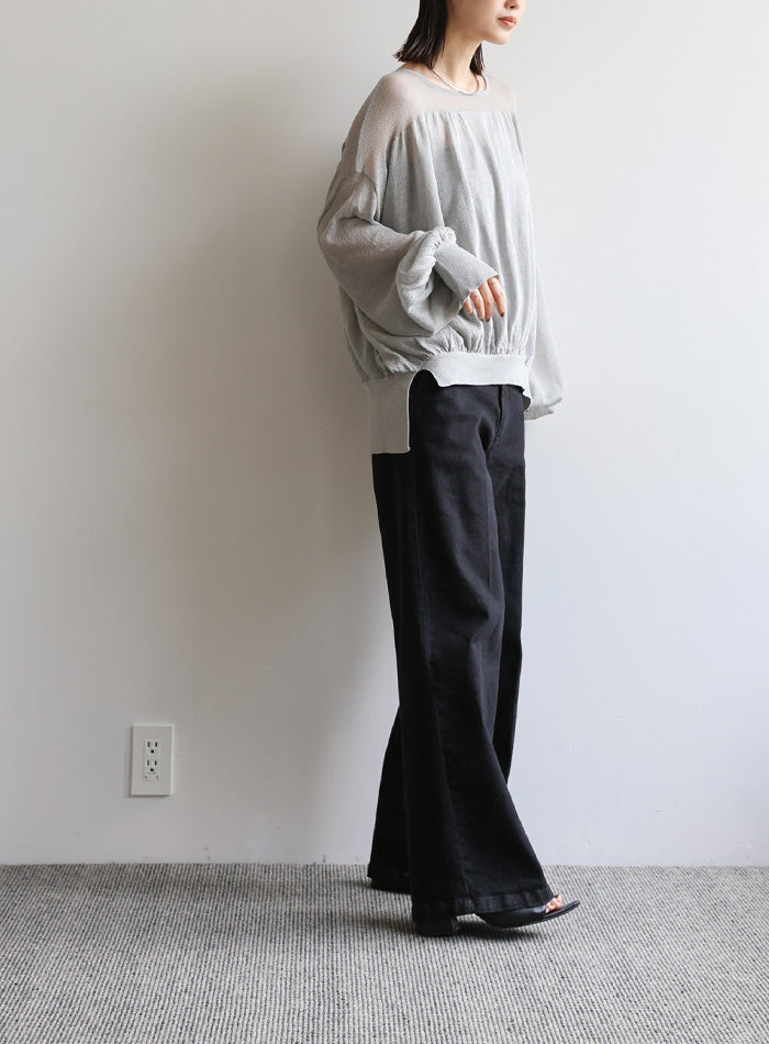 【Et】セミフレアデニムパンツ【SALE】