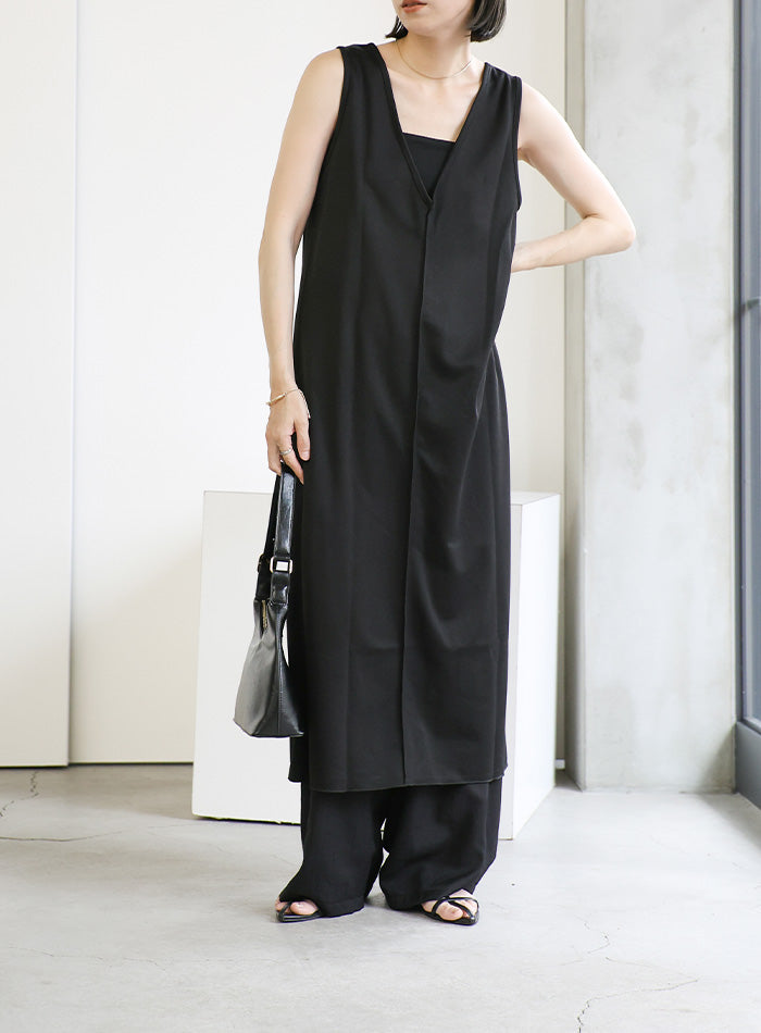 2wayレイヤードVネックワンピース – SELECT MOCA