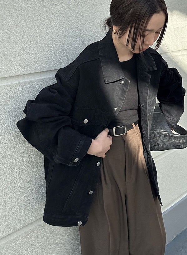 【サイズ展開あり】ビッグシルエットデニムジャケット