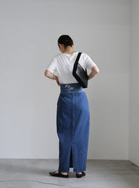 箔プリントデニムベルト【SALE】