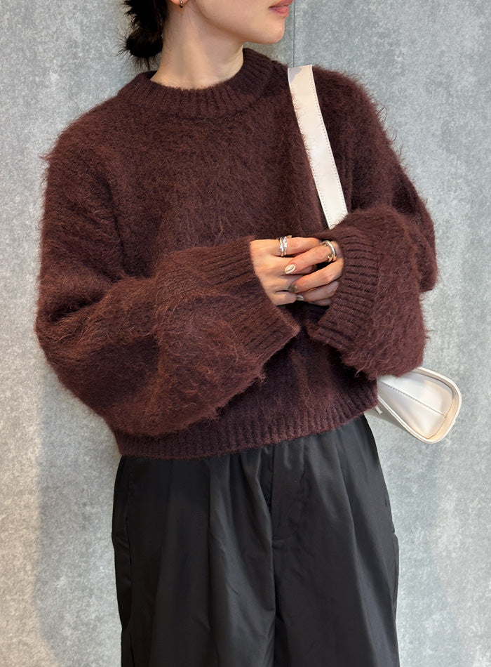 ヘアリーショートニット【by SON】