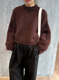 ヘアリーショートニット【by SON】