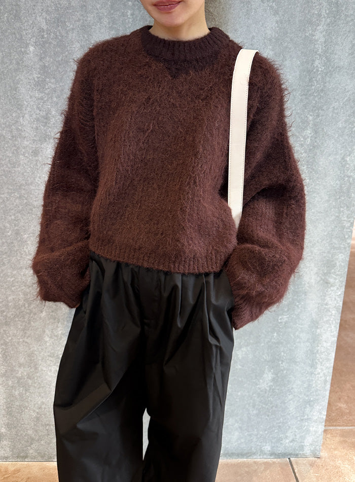 ヘアリーショートニット【by SON】