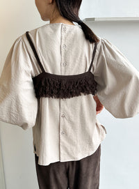 フリンジニットビスチェ【by SON】