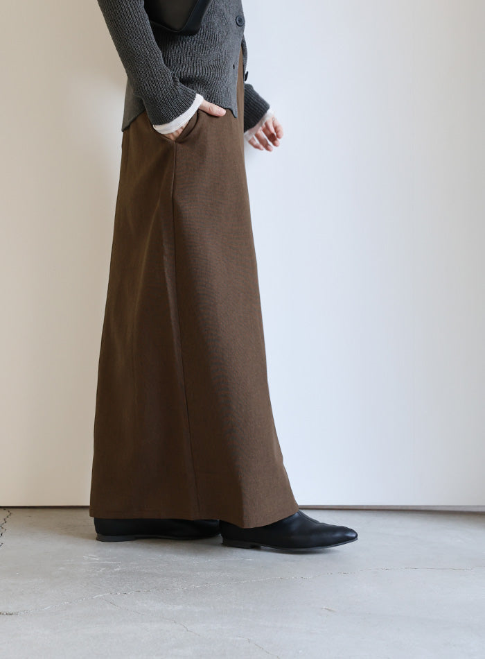 フェイクレイヤードスリットスカート