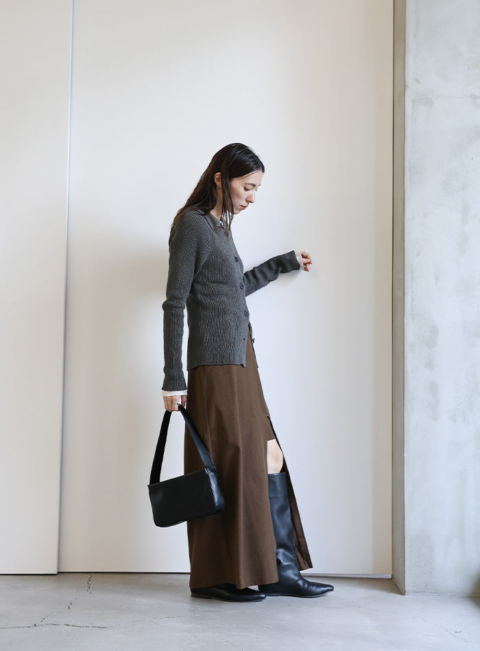 フェイクレイヤードスリットスカート