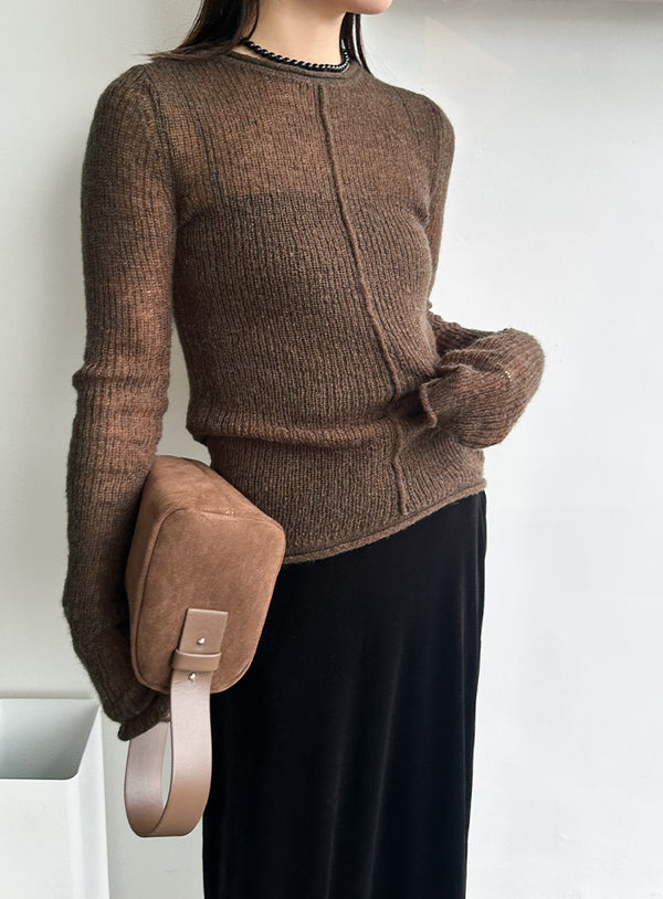 センターラインシアーニット【by SON】