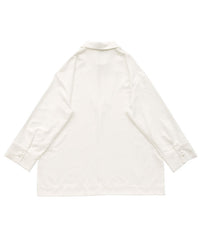 ピーチスキンスキッパーオーバーシャツ