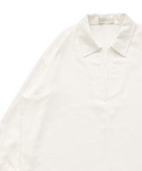 ピーチスキンスキッパーオーバーシャツ