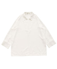 ピーチスキンスキッパーオーバーシャツ