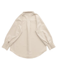 2WAYフロントドロストシャツ