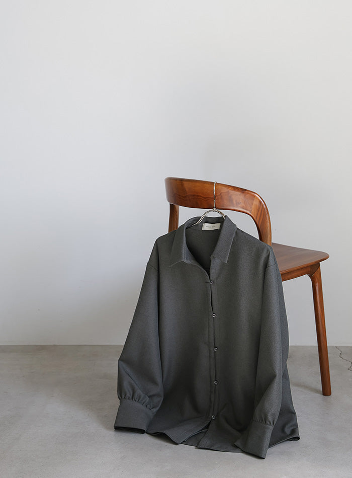 2WAYフロントドロストシャツ