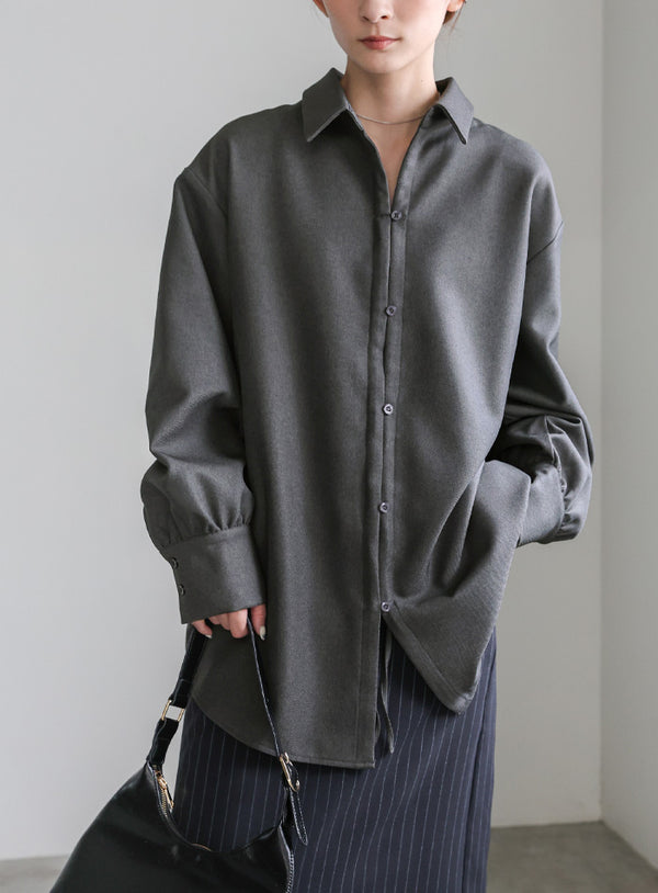 2WAYフロントドロストシャツ