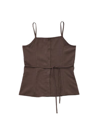 キャミレイヤードショートシャツ