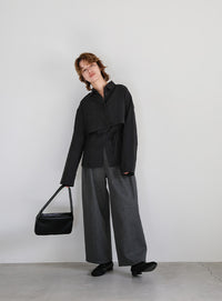 キャミレイヤードショートシャツ