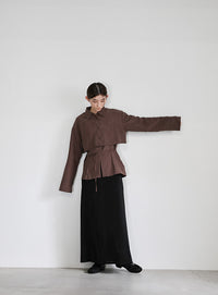 キャミレイヤードショートシャツ