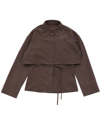 キャミレイヤードショートシャツ