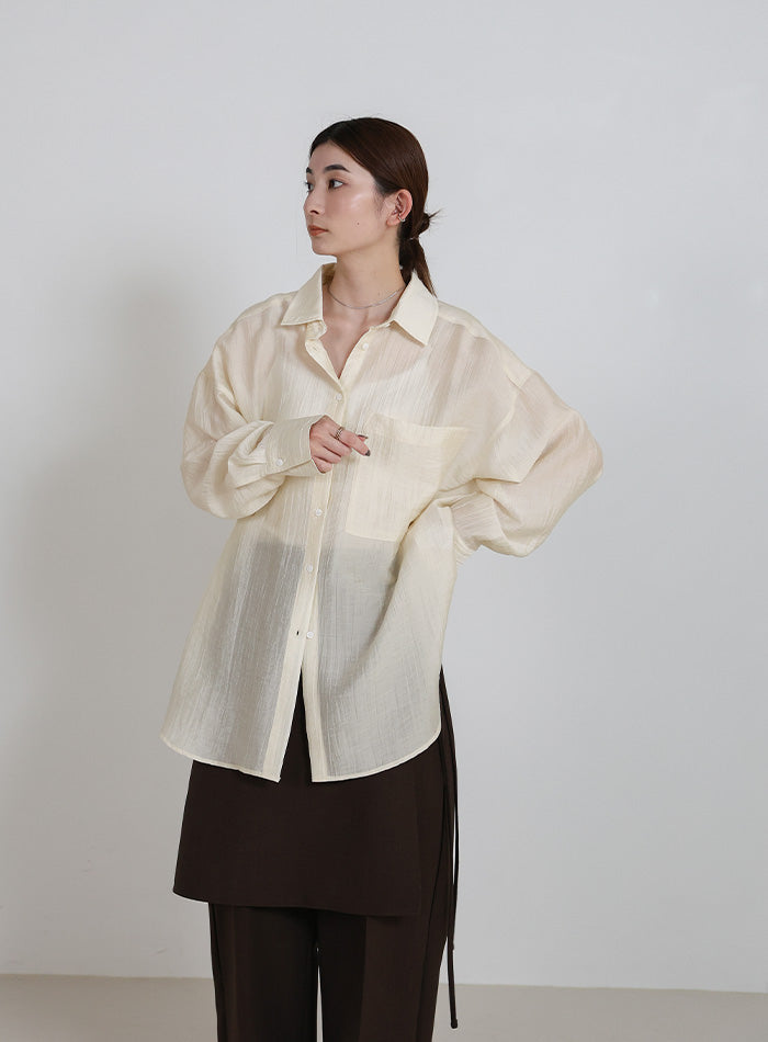 moca様、ご購入用 ニュアンスワッシャーシアーシャツ – SELECT MOCA